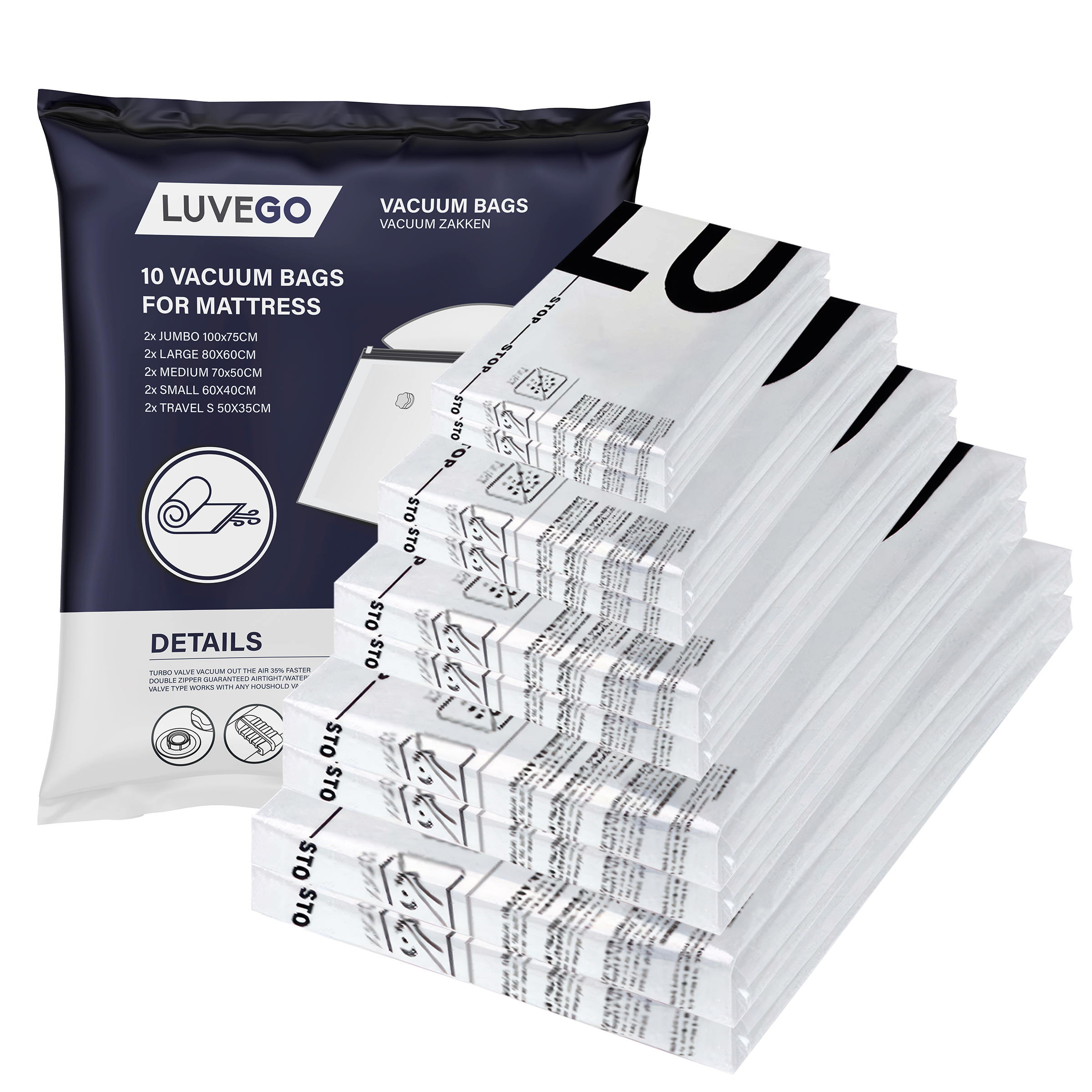 10-Pack vacuümzakken